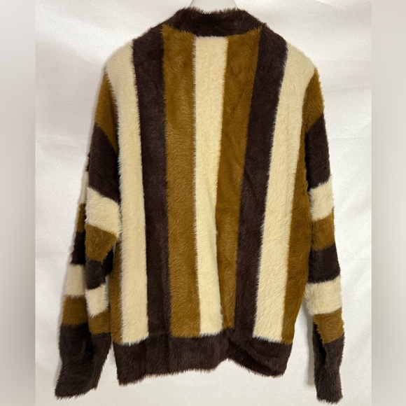 Industry Brown Striped Women's Sweater, Super Soft, New With Tags - Picture 4 of 6